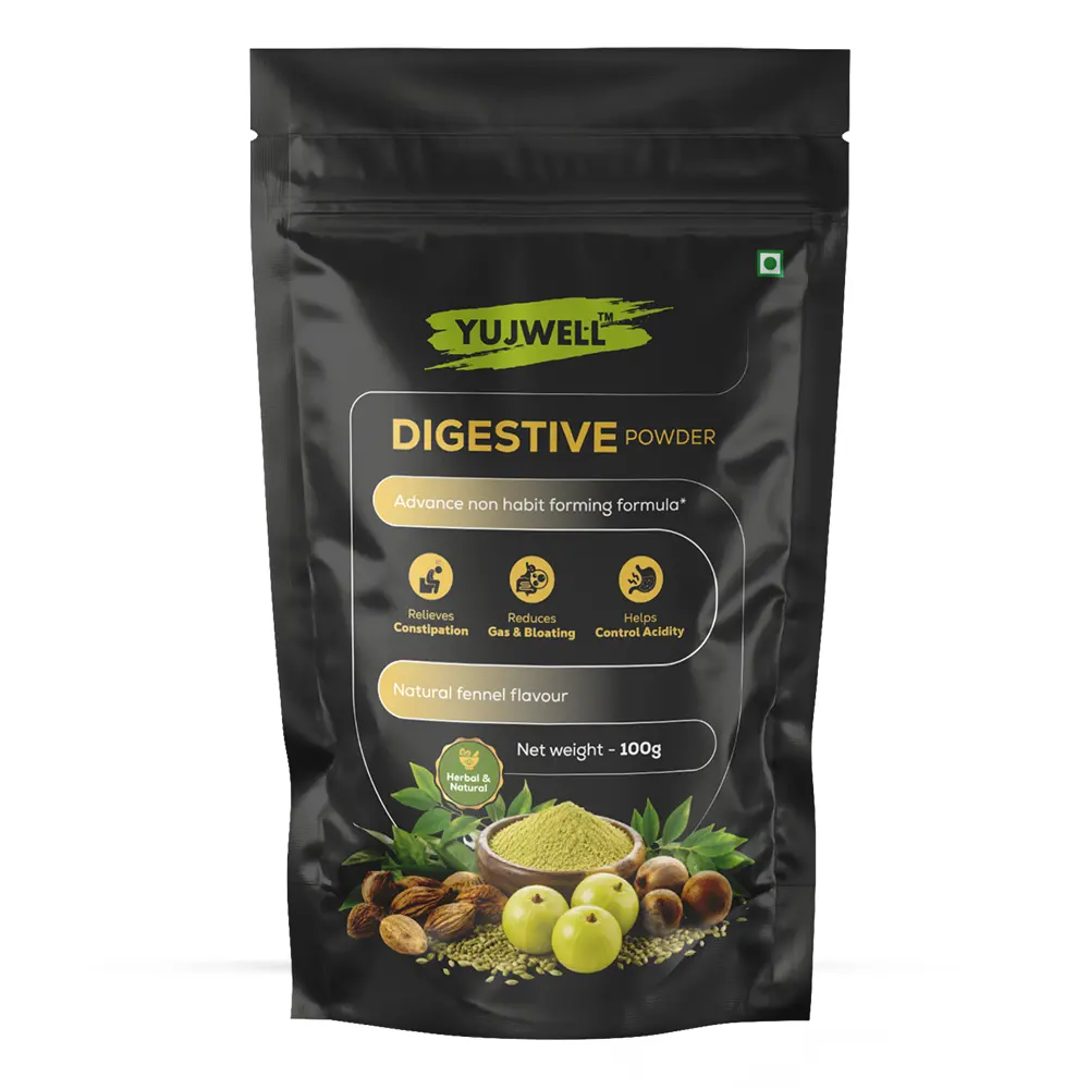 YUJWELL Digestive Powder – Herbal Blend for Healthy Digestion