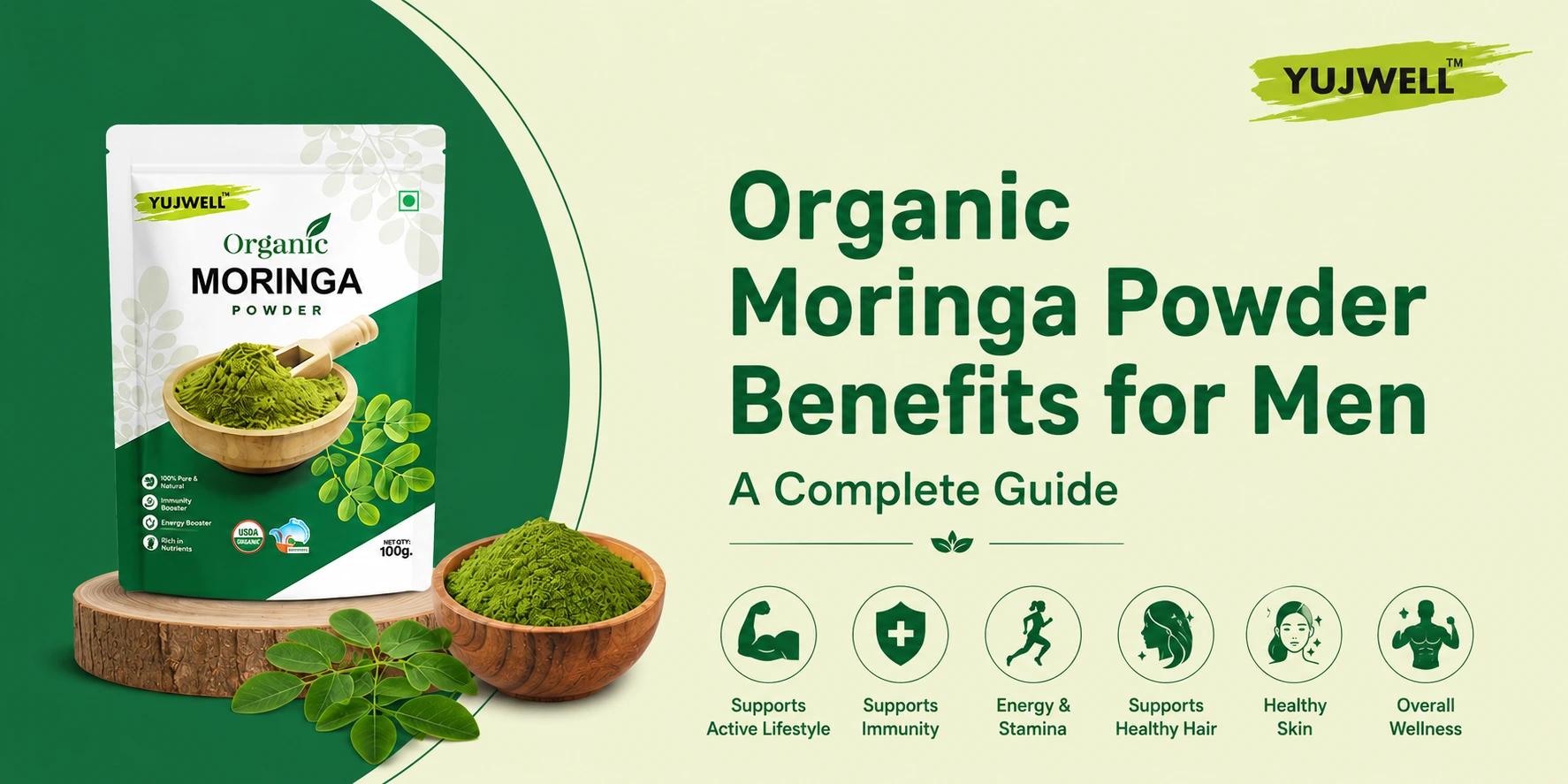 Organic Moringa Powder Benefits for Men: A Complete Guide